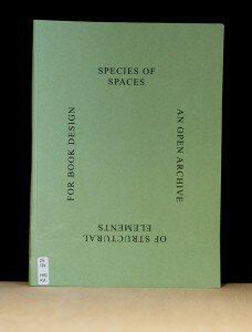 Species of Spaces